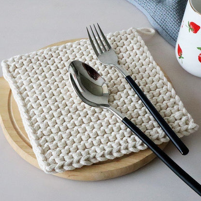 Japanese Square Trivet Mat Set