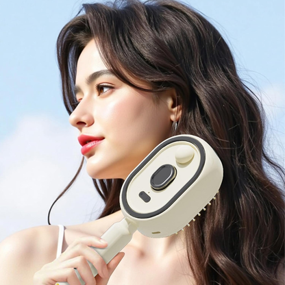 🔥Electric Spray Air Cushion Massage Hair Comb – Anti-Tangle & Essential Oil Mist Brush