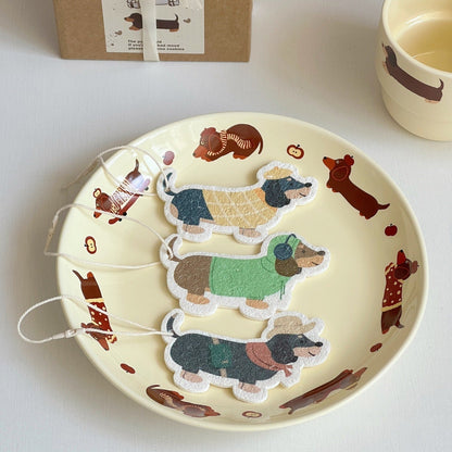 Gentle Dachshund Dish Sponge Set