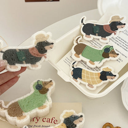 Gentle Dachshund Dish Sponge Set